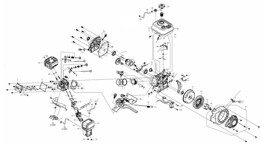 KARCHER G2800XC engine repair parts